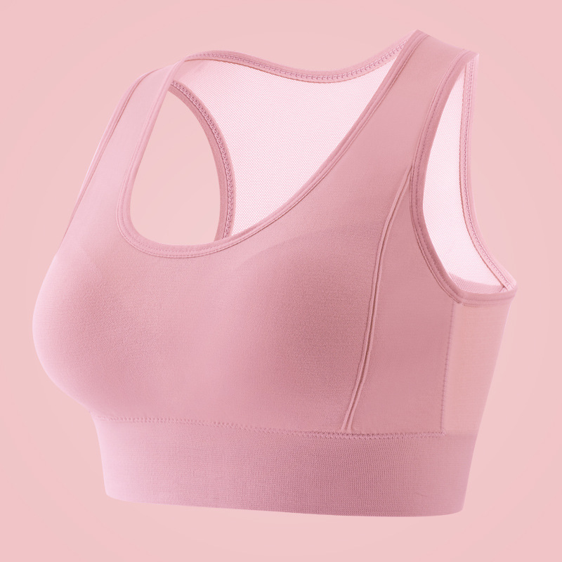 Ropa interior deportiva para mujer, a prueba de golpes y anti-caída, chaleco para correr con almohadilla para el pecho, ropa de fitness, sujetador de yoga de alta intensidad de primavera, bra