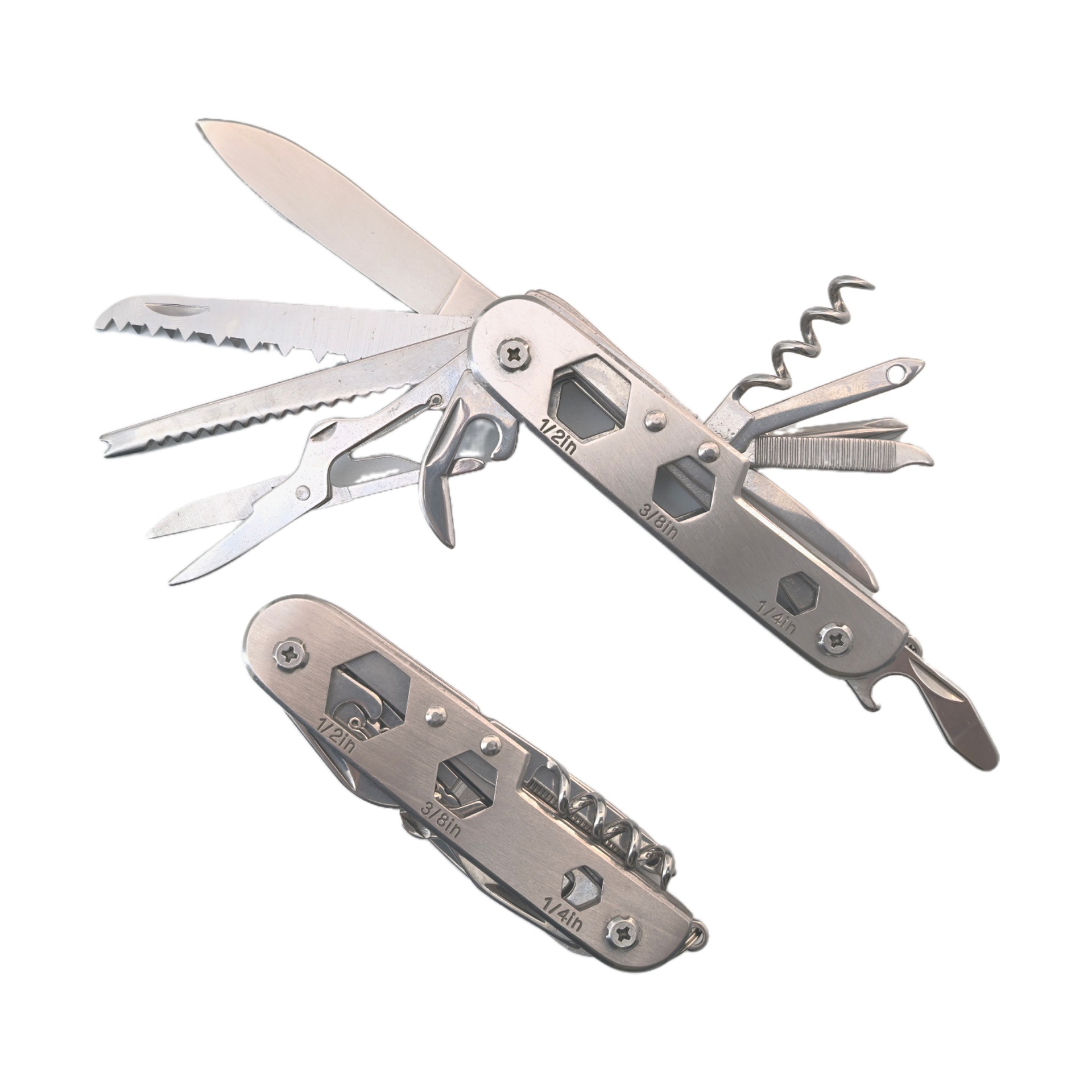 11开六角刀多功能·可折叠小刀瑞士军刀户外露营旅行必备工具