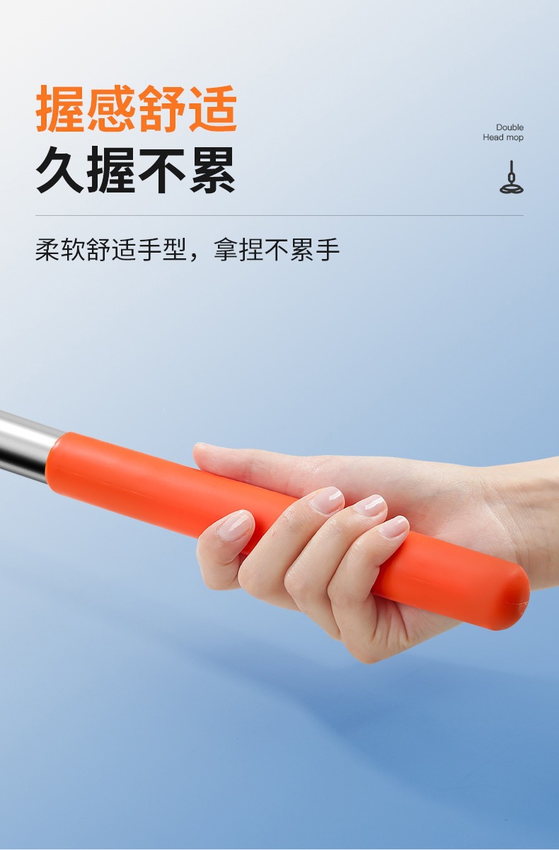 Long-Handled Car Wash Mop, Rotating Brush Head, Detailed Cleaning, Triple-Speed Fast Cleaning, Ultra-Soft Suede Material