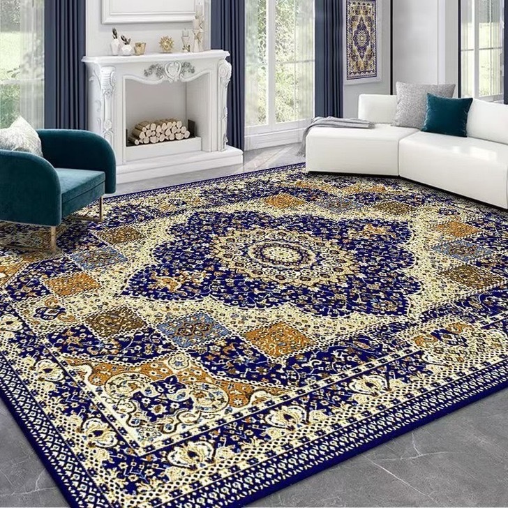 Transfronterizo de estilo bohemio marroquí lavable alfombra máquina lavable patrón tribal alfombra plegable