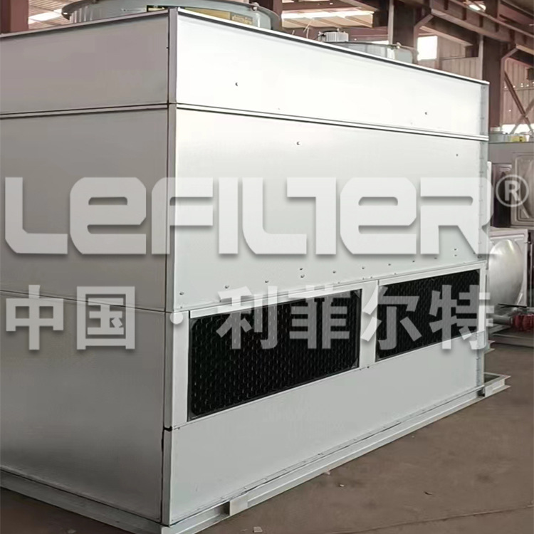 河南新乡利菲尔特LYT-200L热力管网供热系统方形钣金逆流冷却塔