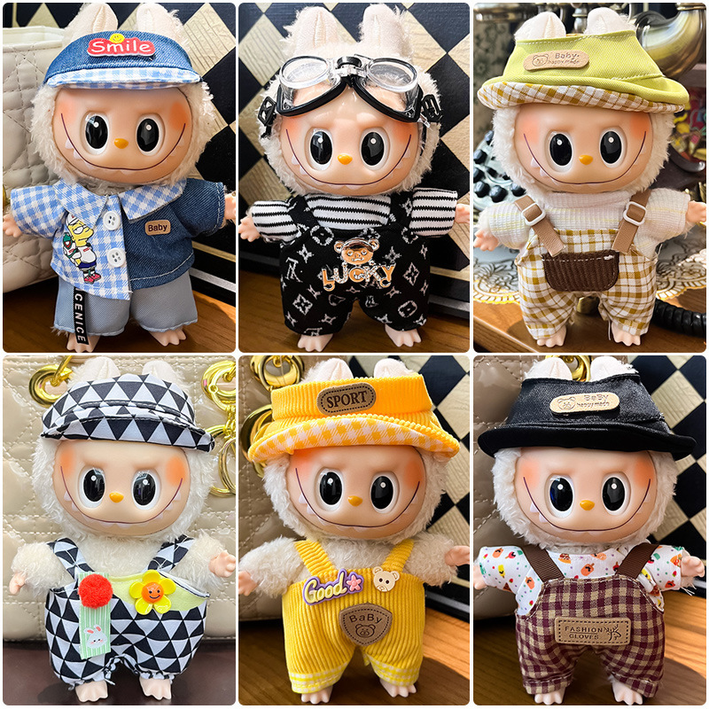 ラブブ服ラブブ17cm人形ベビー服かわいい着せ替えスーツおもちゃの服のみに適しています|undefined