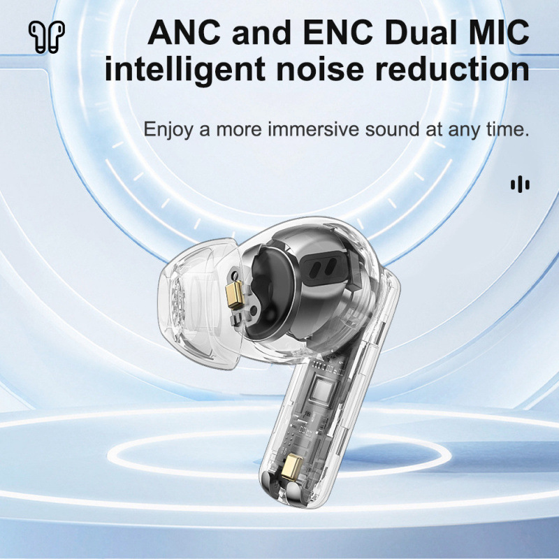 国境を越えた人気のインイヤー翻訳 Bluetooth ヘッドセット デュアルマーク ANC ノイズリダクション 同時翻訳 144 言語間翻訳|undefined