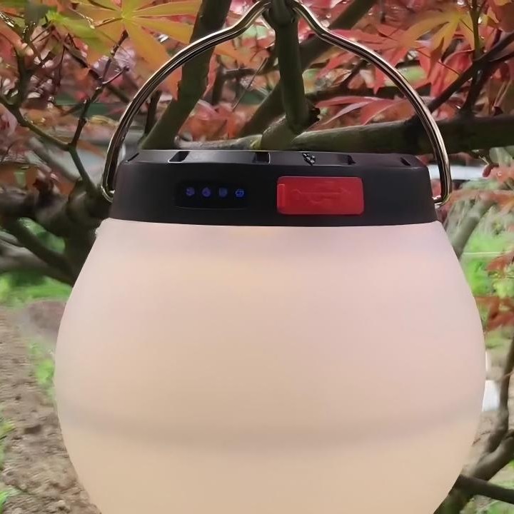 Outdoor Camping Lamp Long Battery Life Solar Charging Camping Lamp Lighting Atmosphere Hanging Lamp Tent Lamp