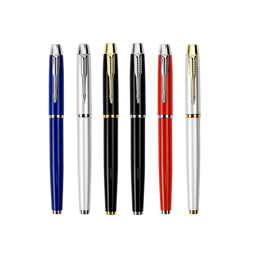 Corporate office stationery high-end gift box student exam positive pen custom LOGO signature advertising pen wholesale