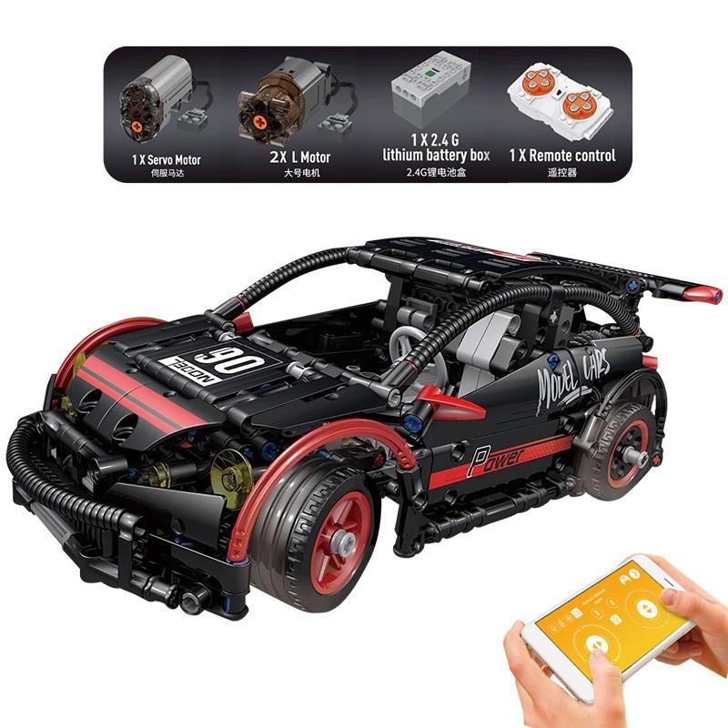 Yuxing Technology Series 18001-38 Climbing Desert Racing Juegos de rompecabezas para niños Bloques de construcción de juguete Modelo de control remoto