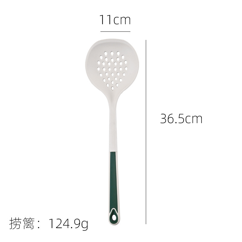 Nuevo PP mango de silicona utensilios de cocina juego de 10 piezas herramientas de cocina olla antiadherente cuchara de cocina cuchara de sopa juego de cerca de espátula