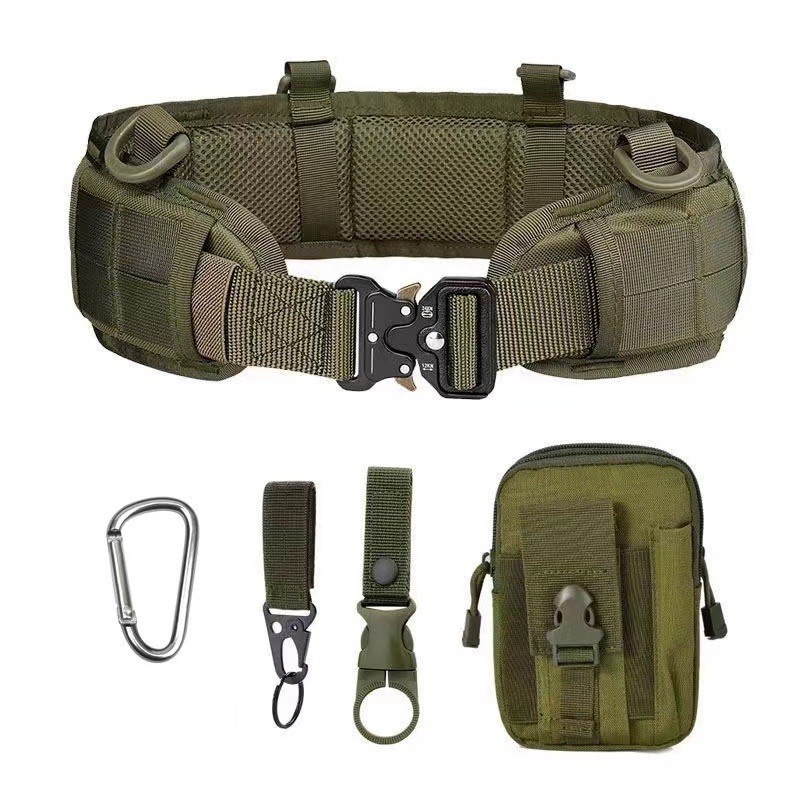 Transfronterizo amazónica fan al aire libre táctico multifuncional cinturón de cintura de cintura de cintura de entrenamiento de campo CS