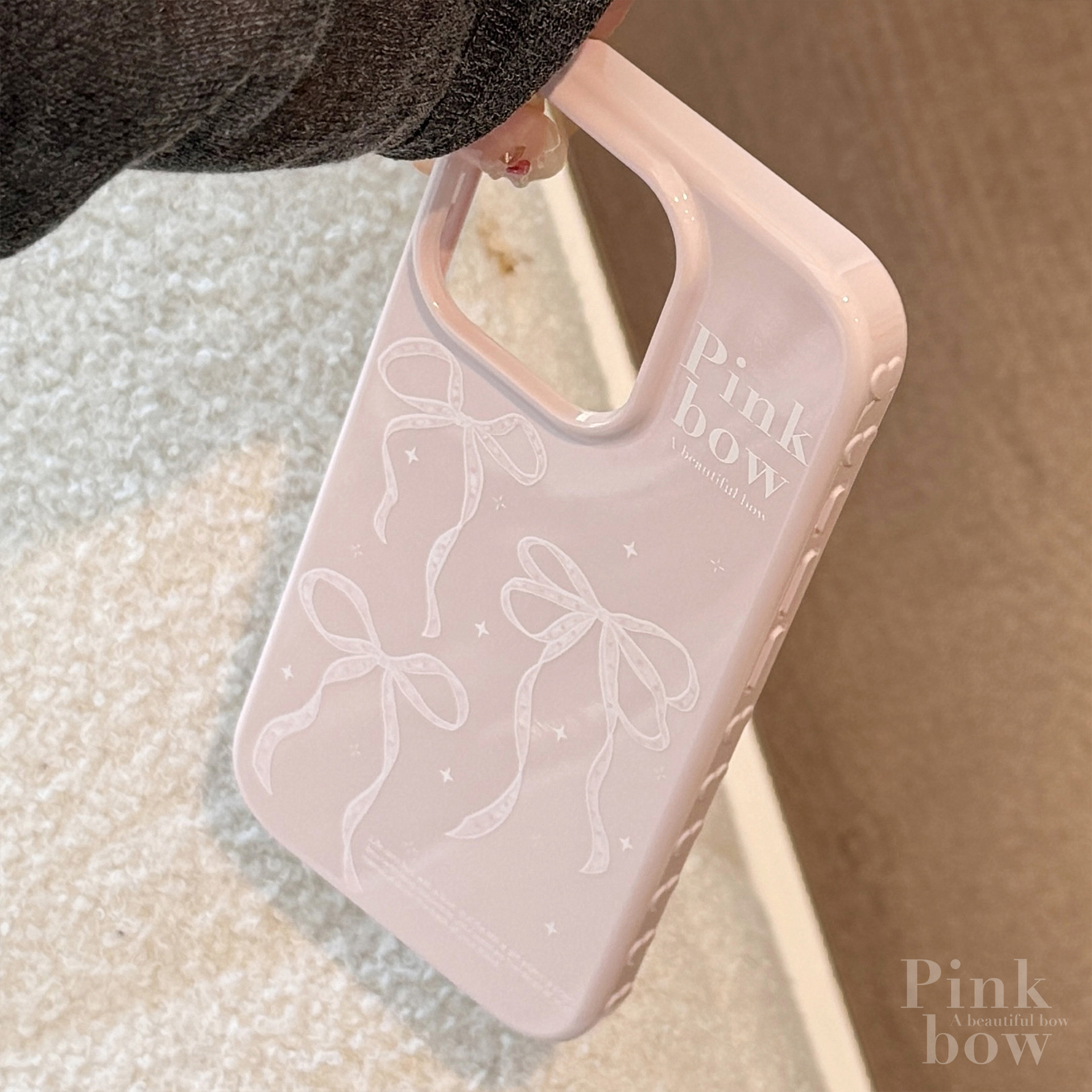 Coque De Téléphone À Nœud Ballet Pour Iphone Pro Max Plus_voghion.com