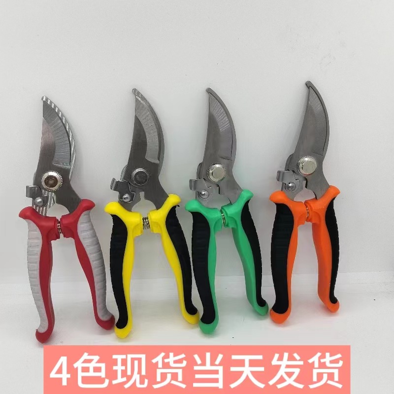不锈钢树枝剪强力修枝剪园艺剪刀果园花艺剪摘果剪园林树枝工具剪