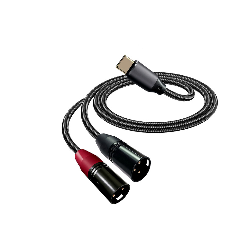 Suitable for Mobile Phones, Laptops, Mixers, and Active Speakers USB C to 2Xlr Male/Female Audio Cable Suitable for Mobile Phones, Laptops, Mixers, and Active Speakers USB C to 2Xlr Male/Female Audio Cable