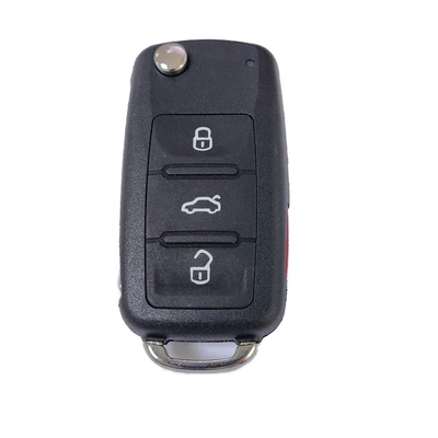 Suitable for Volkswagen Beetle Golf Jetta Passat Touareg 4-button car key remote control NBG010180T (Car Keys) - 315-mhz