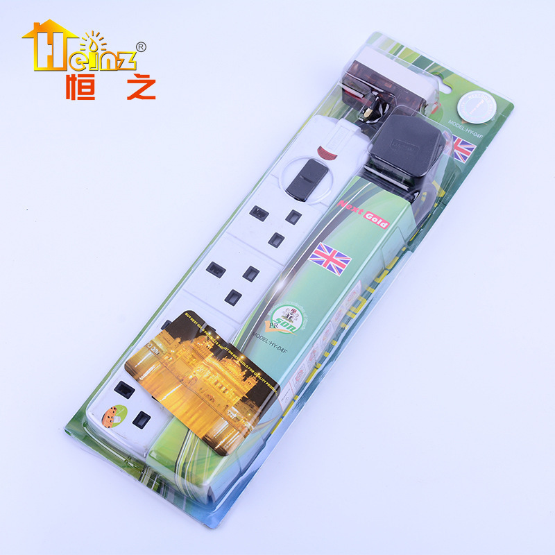 zócalo de conexión doméstica extensión de cable tablero de remolque con interruptor de salida extensión de conexión comerciante principal