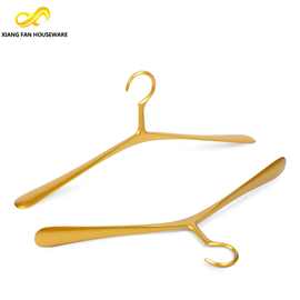 原色银色一体铝合金衣架厂酒店衣柜连锁服装店礼服铝制衣架