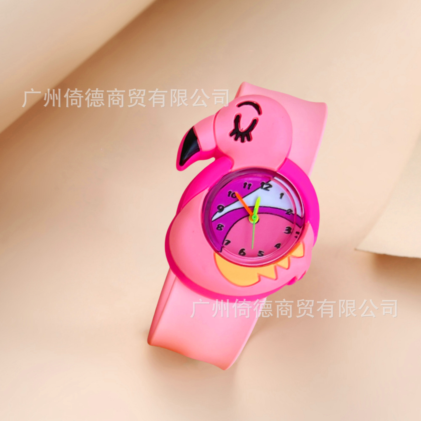 2024 suministro de niños reloj de dibujos animados animal snap ring estudiante kindergarten Panda electrónico en stock Comercio exterior Venta caliente