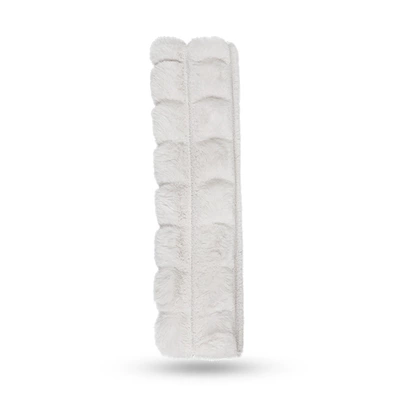 Car Safety Shoulder Cover Seat belt shoulder pad - rabbit-fur-puff-shoulder-pad-white