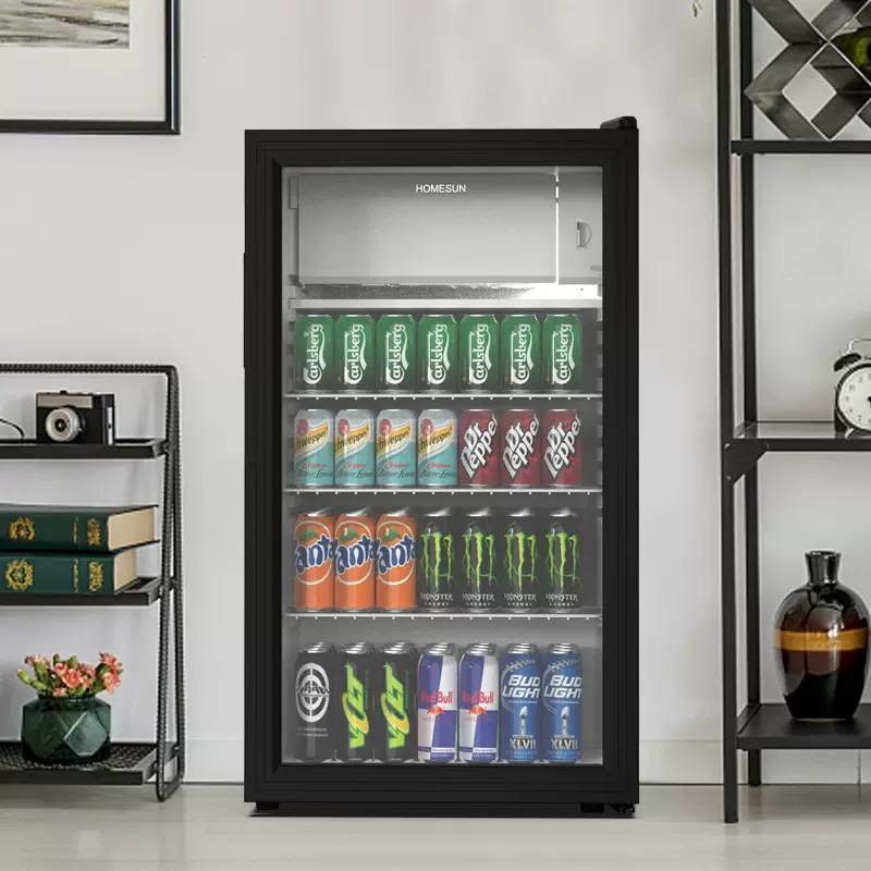 冰吧家用客厅冷藏柜小型冰箱办公室茶叶留样柜冷冻冷藏嵌入式冰箱