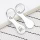 Factory direct supply to Europe and the United States cross-border creative supermarket keychain accessories pendant supermarket token tag stainless steel pendant