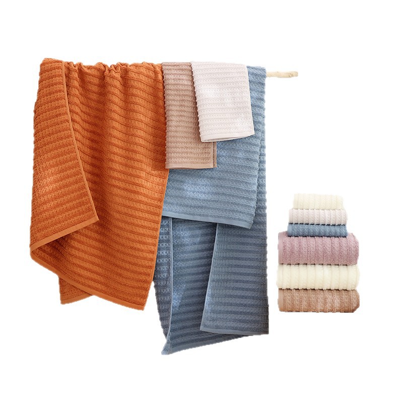 Toalla de algodón al por mayor toalla de baño que no es fácil de perder el cabello 2025 nuevo estilo liso, toalla de tira suave, toalla facial