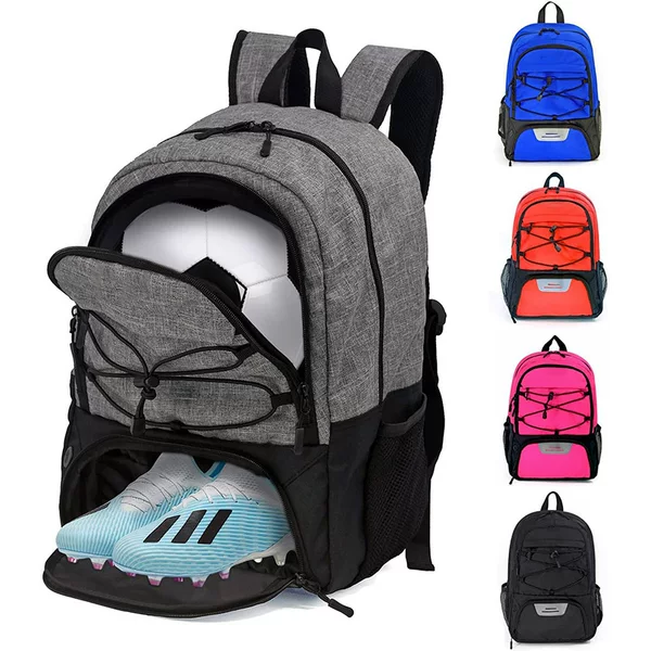 Factory Customized Cross-border New Large Capacity Outdoor Student Sports Football Backpack Basketball Football Schoolbag