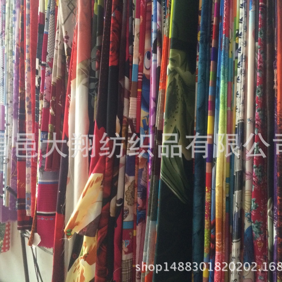 毛布素色染色印花涤纶化纤布件套床品新款植物羊绒布料 加厚柔软