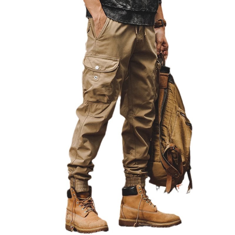 American Style Retro Thickened Work Pants Men's Autumn and Winter 2025 New Style Outdoor Tactical Casual Pants with Zipper