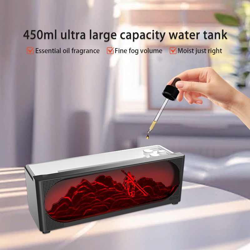新商品水乾自動遮断大噴霧加湿器シミュレーション炎暖炉香薫空気家庭用加湿器|undefined