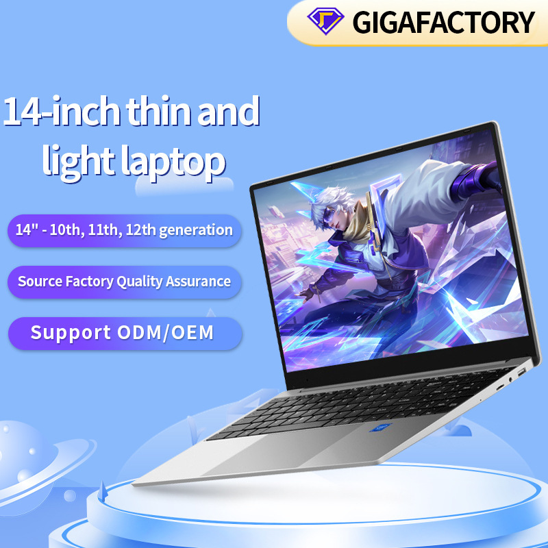 Laptopfactory, Customlaptop Portable Notebook New Product 14inch Thin and Light Laptop