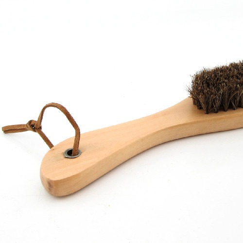 En stock suministro cepillo de polvo de cerdas de caballo ropa eliminación de polvo mango de madera maciza cepillo varios suministros domésticos eliminación de polvo cepillo de cerdas de caballo