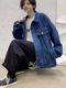 Denim coat men's 2023 new youth men's work jacket men's handsome Denim coat