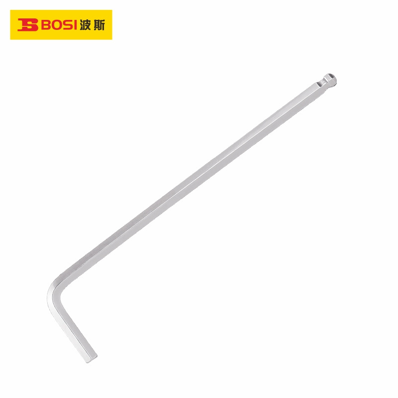 波斯工具铬钒合金钢英制加长球头内六角扳手1/16"-3/4"