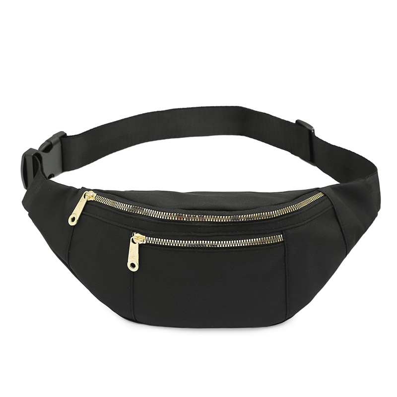 2023 nuevo simple macaron ocio al aire libre deportes cintura bolsa moda Oxford tela estilo Ins bolso de la cintura de las mujeres