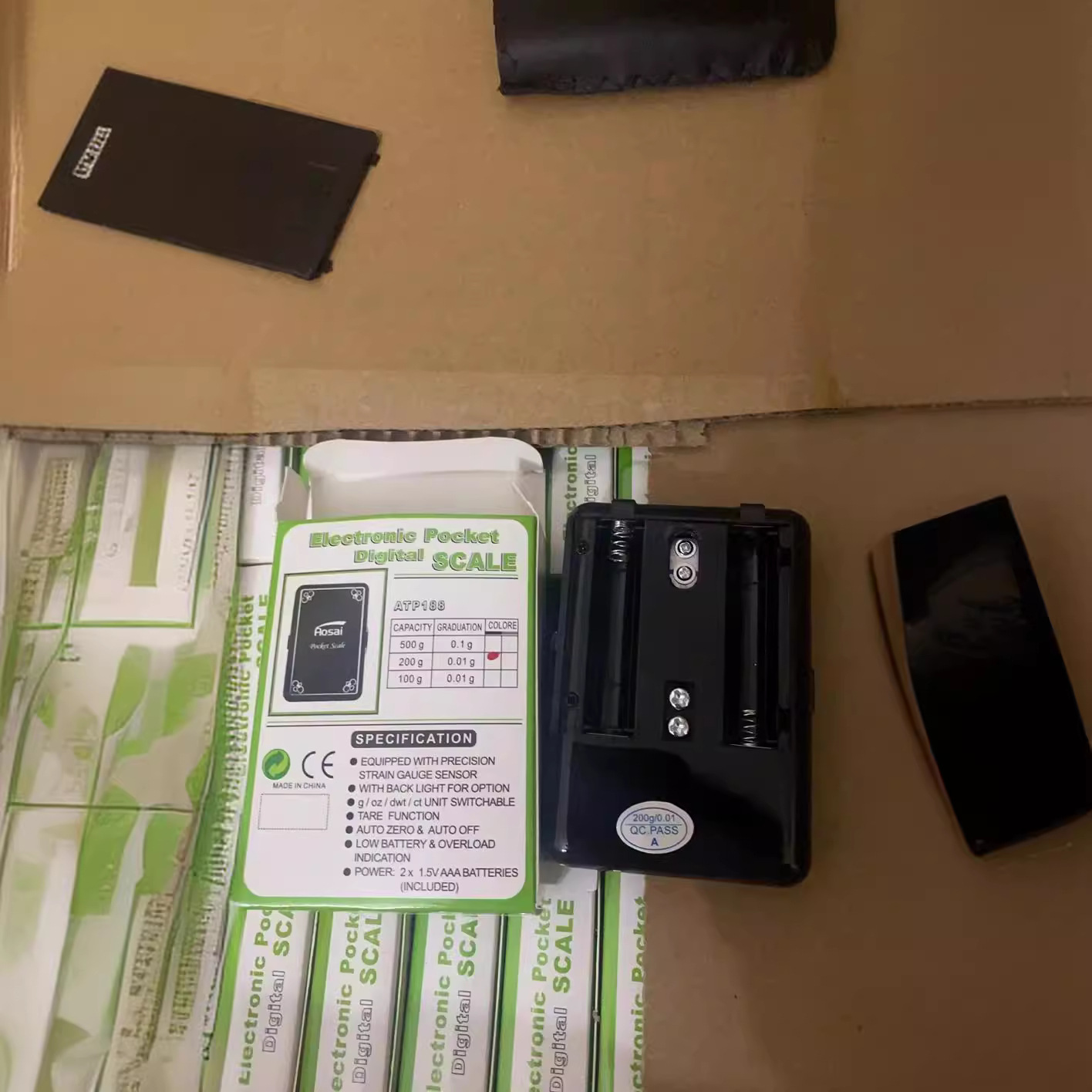 188 balanzas de joyería, balanzas de bolsillo, balanzas de oro 200g / 0.01g