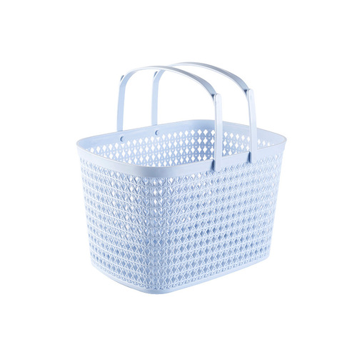 Thickened imitation rattan hand basket bathroom bath basket bath basket supermarket shopping basket toy storage basket sundry basket