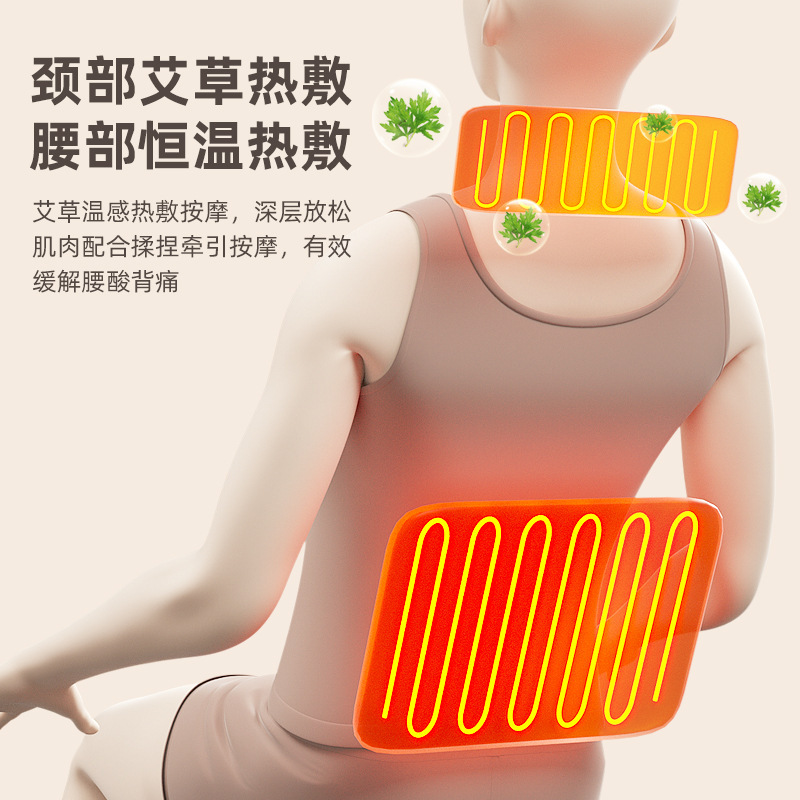 マッサージマットレス全身多機能家庭用頚椎背ウエスト電動加熱マッサージ器材器枕一件出荷|undefined