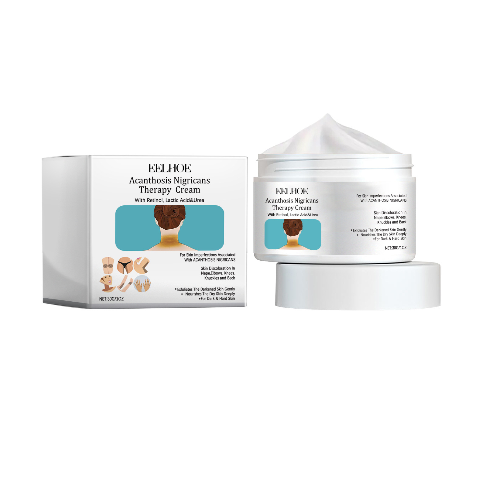 Acanthosis Nigricans Therapy Cream Moisturising Underarm Repair_voghion.com