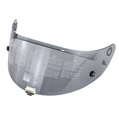 Dəbilqə (Kaska) aksesuarları Motorcycle Helmet Lens - light-tea-slices-metal-buckle