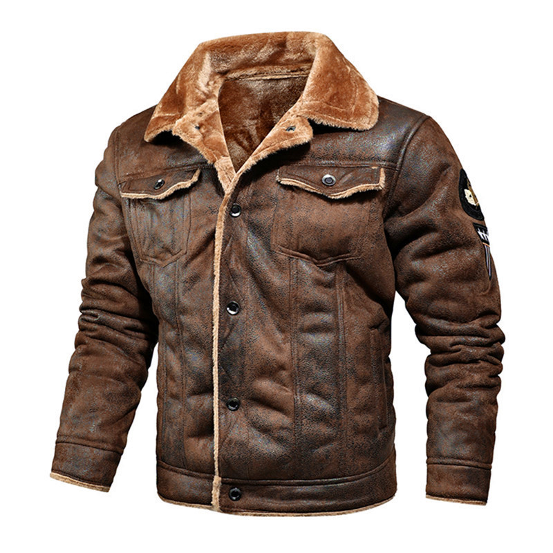 2025 Autumn/Winter New Fur Men's Fur Youth Men's Jacket with Fleece Anti-Deerskin Men's Jacket Factory