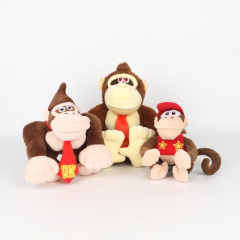 跨境新品Dunkey Kong Balanza Plush咚奇刚 蕉力全开毛绒玩具礼物