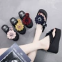 夏季外穿女士海边拖鞋