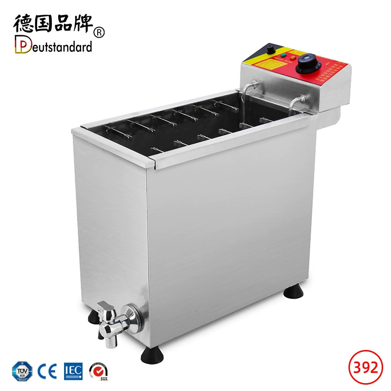 Коммерческая жареная печь для сыра хот-дог бар электрическая фритюрница большой емкости Сырная колбасная палочка фритюрница 25л хот-дог бар фритюрница