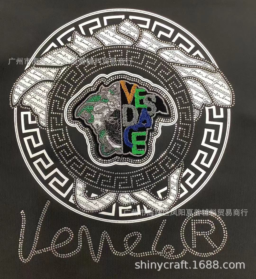 原创新款欧货美人头牙刷绣烫图烫钻多工艺 自设工厂出货快质量高