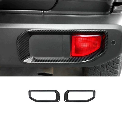 Other Automotive Exterior Supplies | bar lamp red decoration - rear-fog-lamp-frame-carbon-fiber-pattern