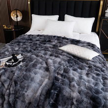 新秋冬季泡泡兔毛毯加厚沙发休闲盖毯办公室午睡空调毯子跨境专供
