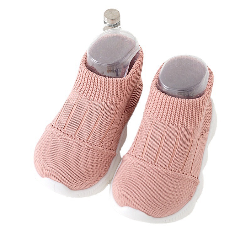 Nuevos zapatos para bebés, zapatos de piso para niños, zapatos de calcetines para bebés, zapatos para niños pequeños, primavera y otoño