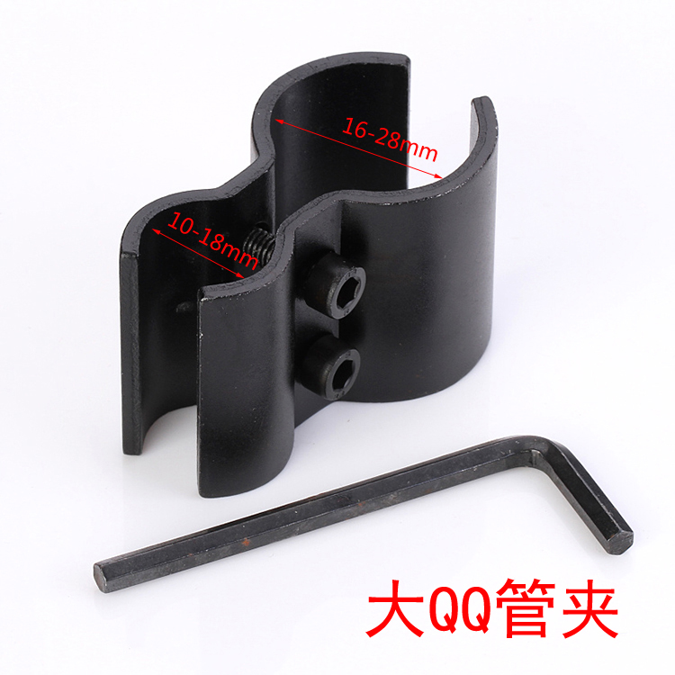 Visor de visor fijación de visor 8 clip K185 clip de tubo QQ clip 25 / 30 diámetro de tubo soporte de guía de riel láser clip