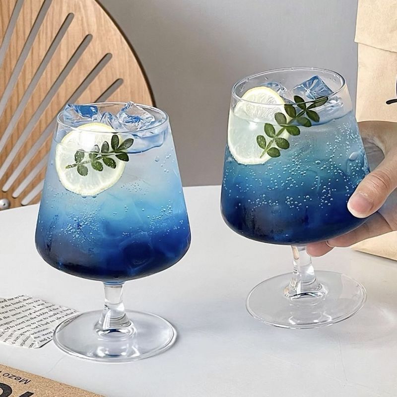 ins风矮脚玻璃杯鸡尾酒杯饮品杯苏打气泡水杯饮料调酒杯子高级感|undefined
