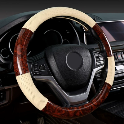 Wood Grain Four-Season Car Steering wheel cover
