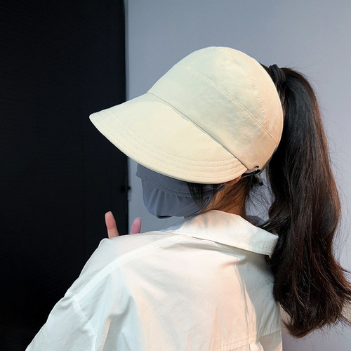 Summer Cute Women's Sun Hat  New Sunshade Sun Protection Hat Outdoor Fashion Korean Style Duckbill Hat Wholesale