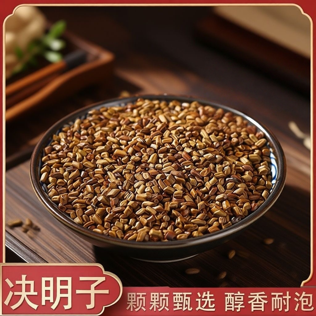 Cassia Seed Tea 500g Jue Ming Zi Stir Fried Herbal Tea for Daily Brewing in use